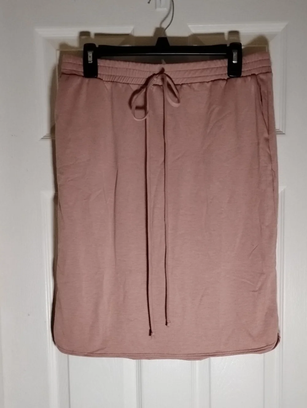 T-shirt Skirt Pull On Knit Sandalwood Tan HEIMISH U.S.A.